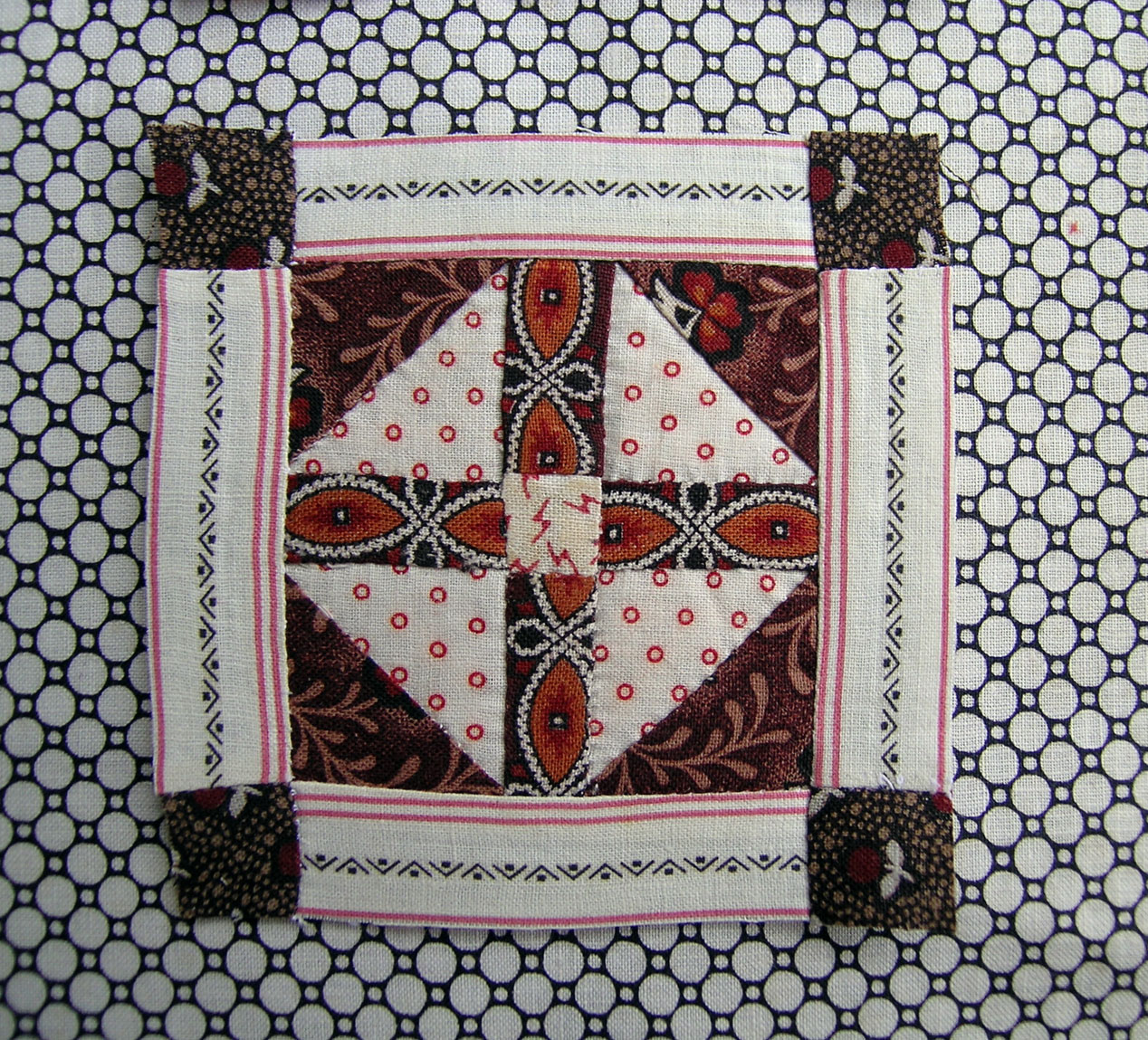 Doll Quilt Blocks with Antique Fabric – Q is For Quilter