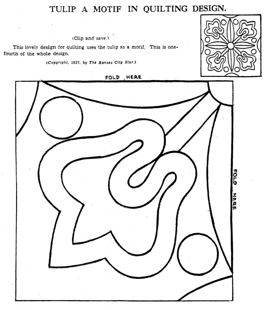 Vintage Hand Quilting Patterns Q is For Quilter